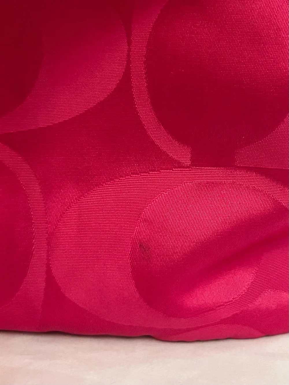 Coach Hot Pink‎ Signature Nylon Double C Drawstring Backpack